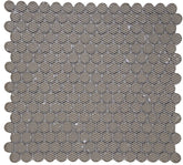 Penny Blue Eye 12 1/4 x 12 Inch Porcelain Mosaic Floor & Wall Tile (10 Pcs/10.2 Sq. Ft. Per Case)